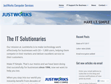 Tablet Screenshot of justworks.net